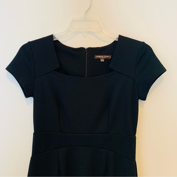 Adrienne Vittadini, black cocktail dress, size 6P - Picture 4 of 8